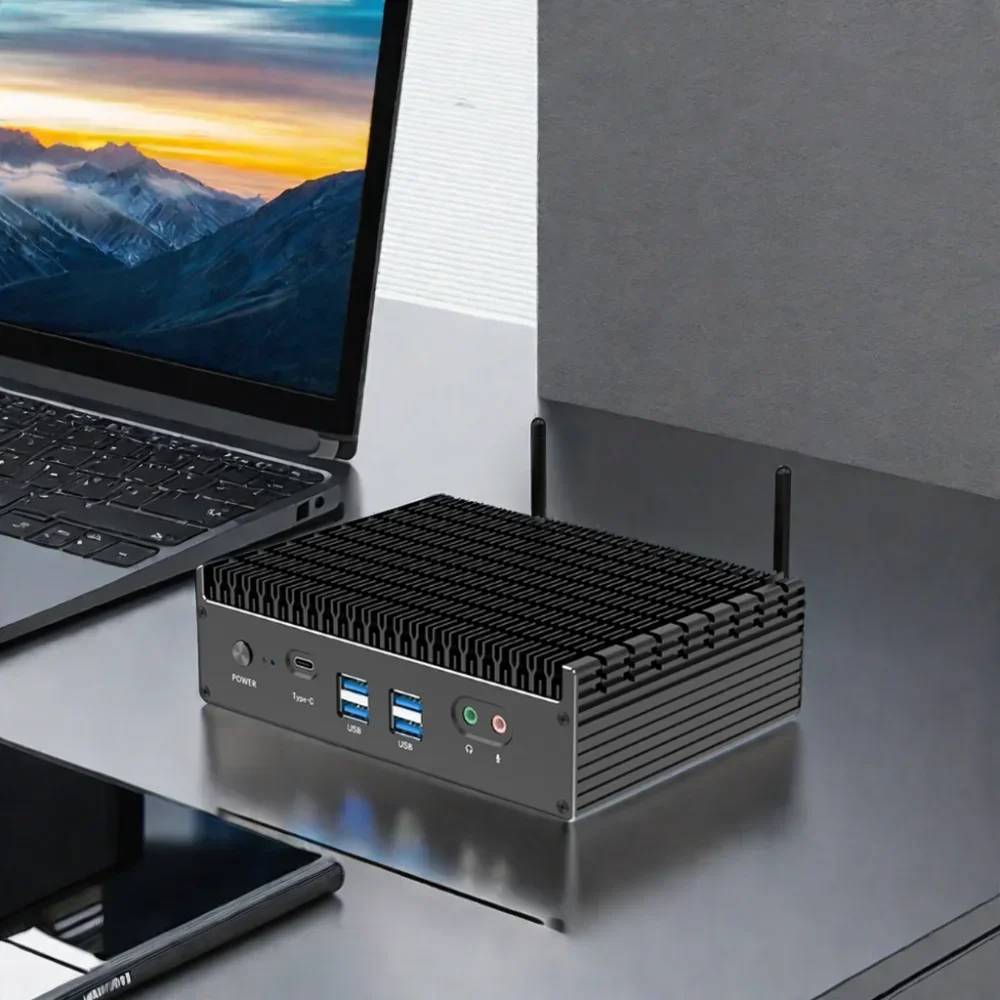 Pc Gaming I3 - NEUER Lüfterloser Mini-Gaming-PC Barebone Industrial I3