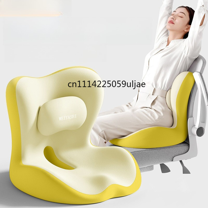 Gaming Chair Lumbar Pillow - Ergonomisches Taillenstützkissen Atmungsaktives Rückenkissen Integrierte Lendenwirbelstütze