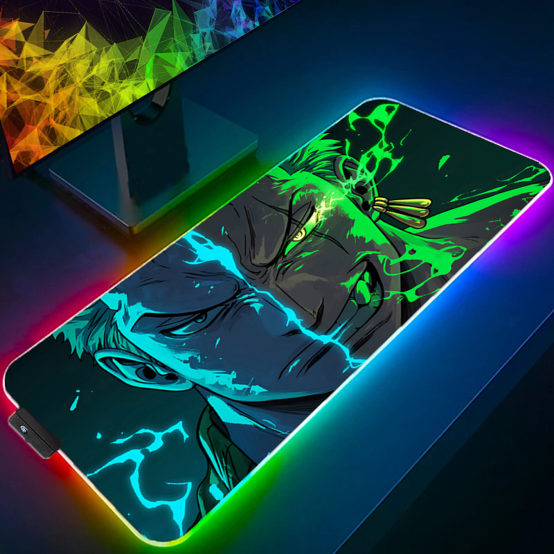 Pc Gaming Upgrades - ONE PIECE Zoro Mauspad RGB Gaming