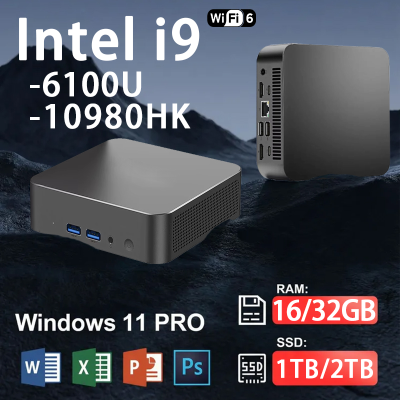 Pc Gaming I3 - Mini-PC Windows 11 Intel Core i9