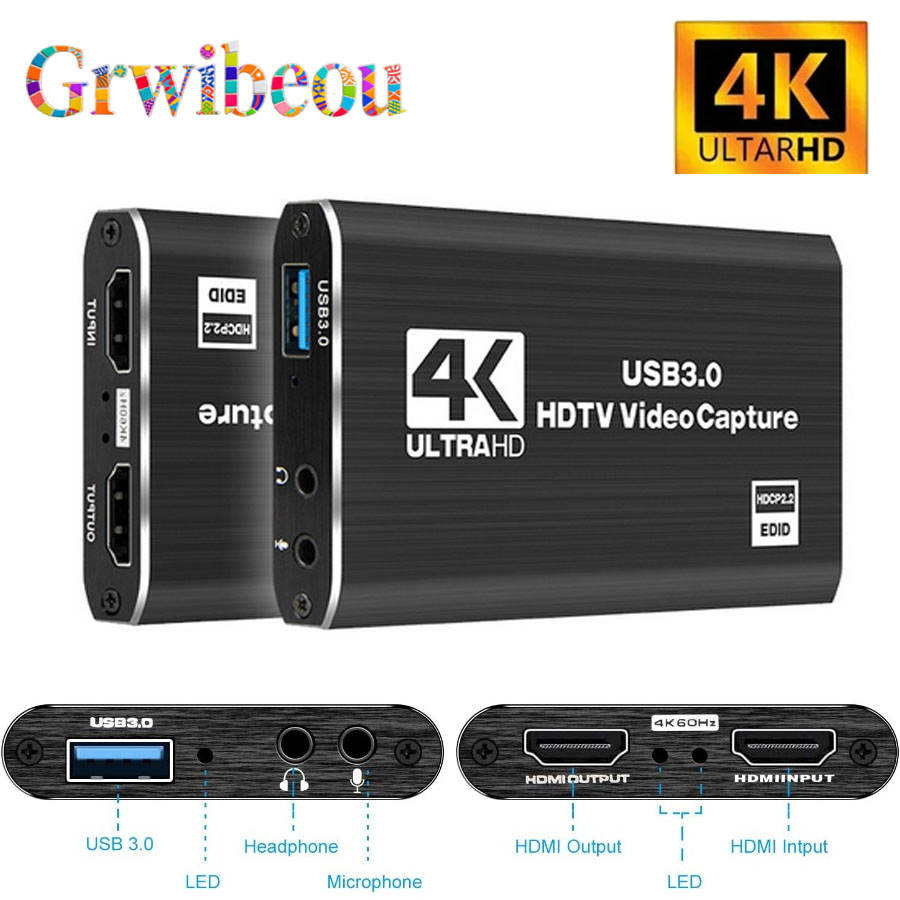 Capture Card Hdmi - 4K USB 3,0 Video Capture Karte