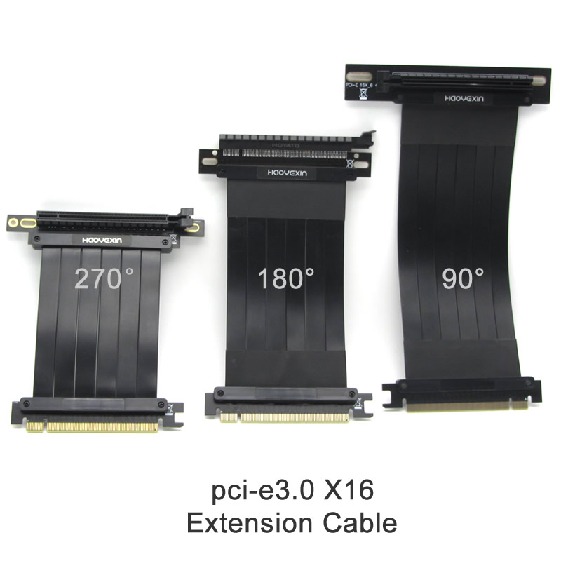 Pcie Riser Cable - PCIe-Riser-Kabel Grafikkarten-Verlängerungskabel PCI-Express-Riser Abgeschirmter Extender mit