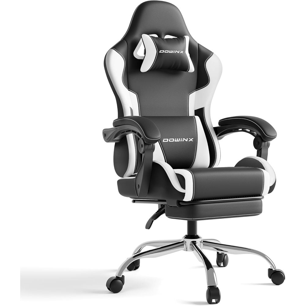 Gaming Chair Lumbar Pillow - Ergonomischer Gaming-Stuhl mit Lendenwirbelstütze und Kissen,