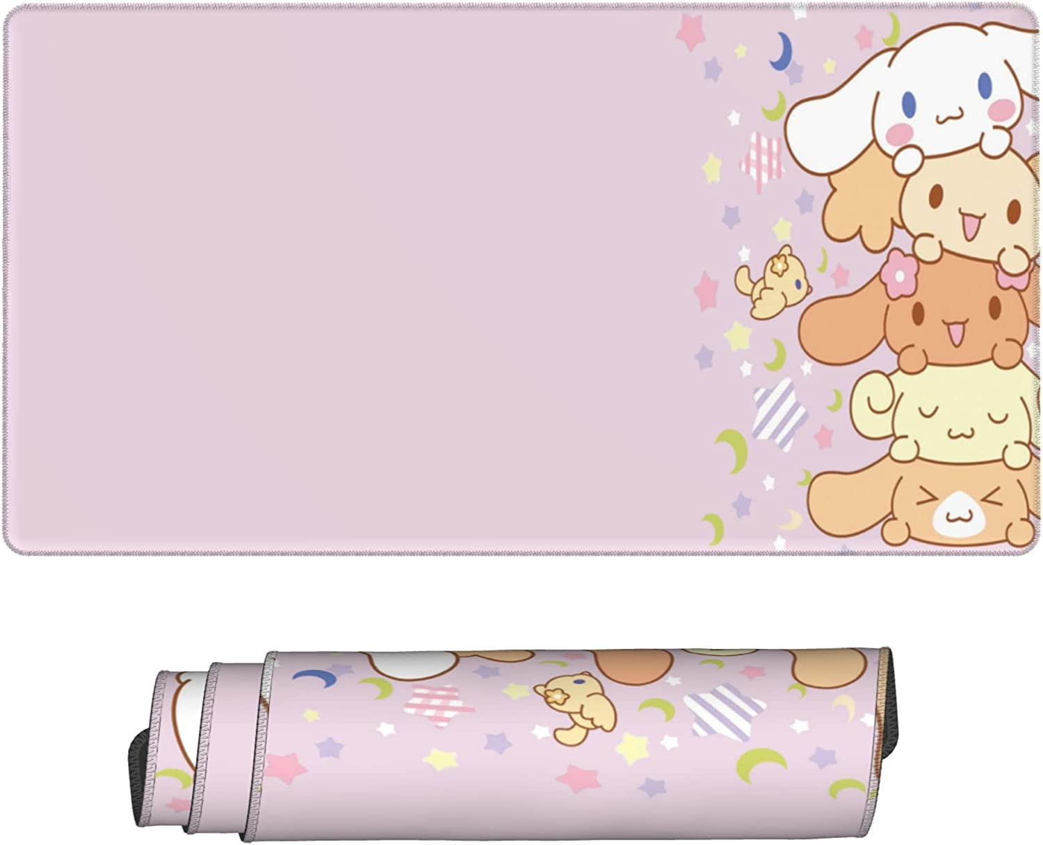 Gaming Desk Mat - Kawaii süße Hunde-Mauspads, Neuheit, Anime, großes