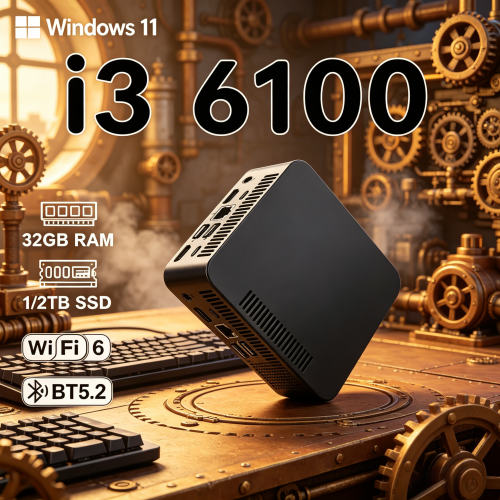 Pc Gaming I3 - Moderner Handlicher MINI-PC Windows 11 Pro