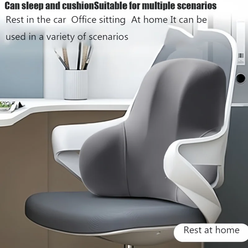 Gaming Chair Lumbar Pillow - 1 Stück Memory-Schaum-Lendenkissen für Auto, Büro,