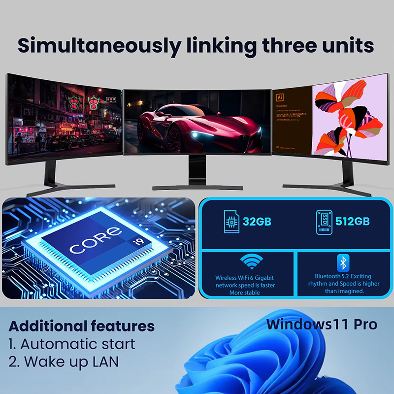 MINI PC Windows 11 Pro Core I9 – Pc Gaming I3 Bewertung und Preis