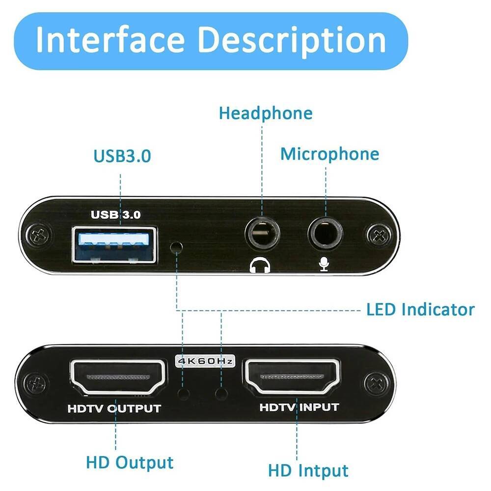 4K HDMI-kompatibel zu USB 3.0  – Capture Card Hdmi Bewertung und Preis