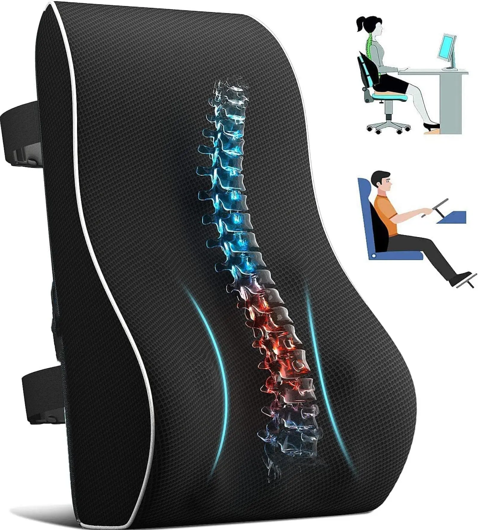 Lendenwirbelstützkissen, Memor – Gaming Chair Lumbar Pillow Bewertung und Preis