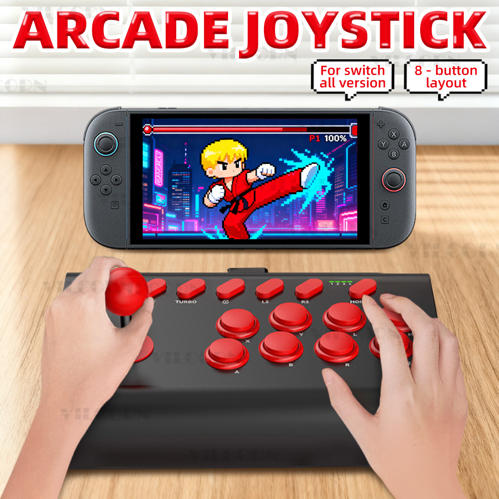 Arcade-Stick mit 8 Tasten für  – Joystick Pc Gaming Bewertung und Preis
