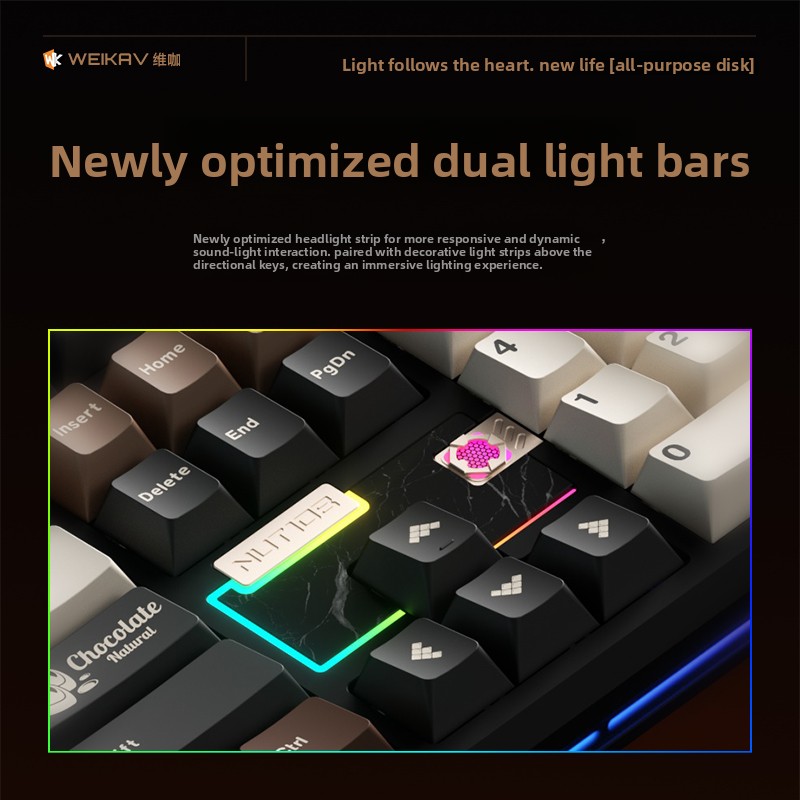 WEIKAV NUT108 Mechanische Tast – Pc Gaming Upgrades Bewertung und Preis