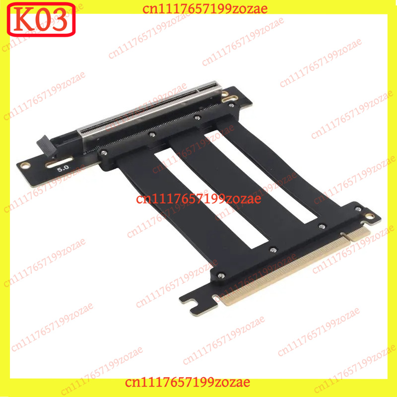 K03 PCIe 5.0 X16 90-Grad-Steck – Pcie Riser Cable Bewertung und Preis