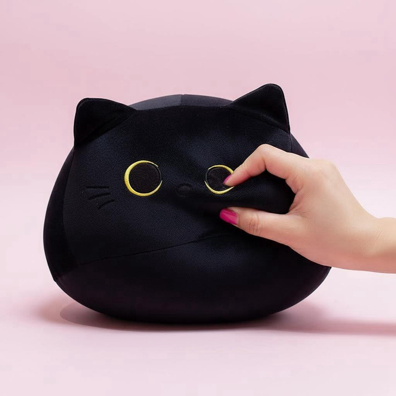 Schwarze Katze Dekokissen, ent – Gaming Chair Lumbar Pillow Bewertung und Preis