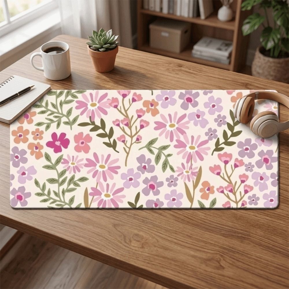 Fleckresistente Große Blumen-S – Gaming Desk Mat Bewertung und Preis
