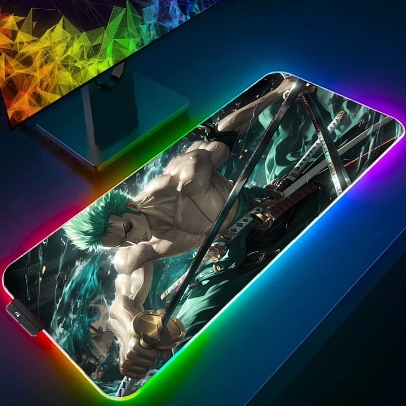 ONE PIECE Zoro Mauspad RGB Gam – Pc Gaming Upgrades Bewertung und Preis