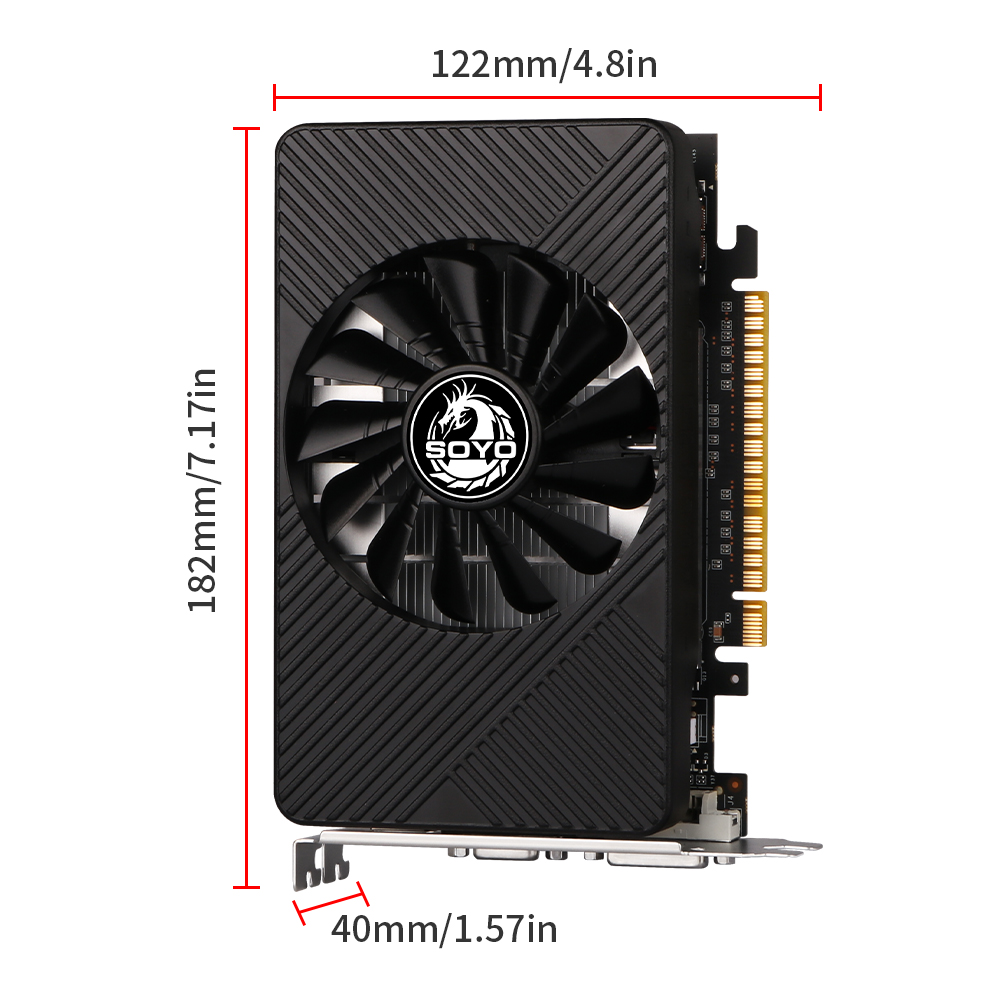 SOYO GTX 550TI GDDR5 Grafikkar – Pc Gaming Ff Bewertung und Preis