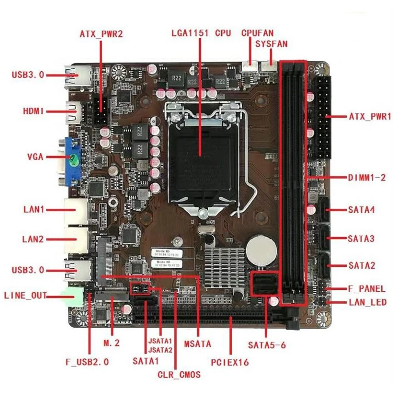B365 Mini-ITX Motherboard LGA  – Pc Gaming I3 Bewertung und Preis