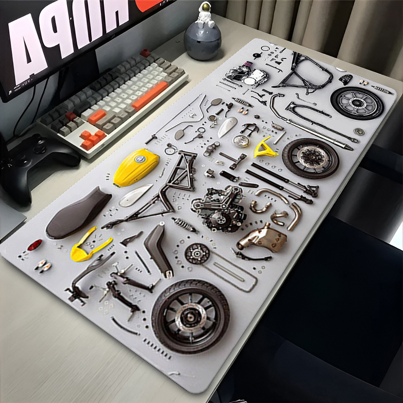 Zerlegbares Diagramm-Gummi-Mau – Gaming Desk Mat Bewertung und Preis