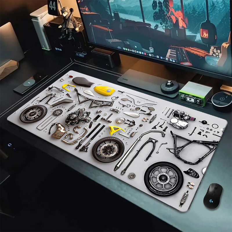 Zerlegbares Diagramm-Gummi-Mau – Gaming Desk Mat Bewertung und Preis