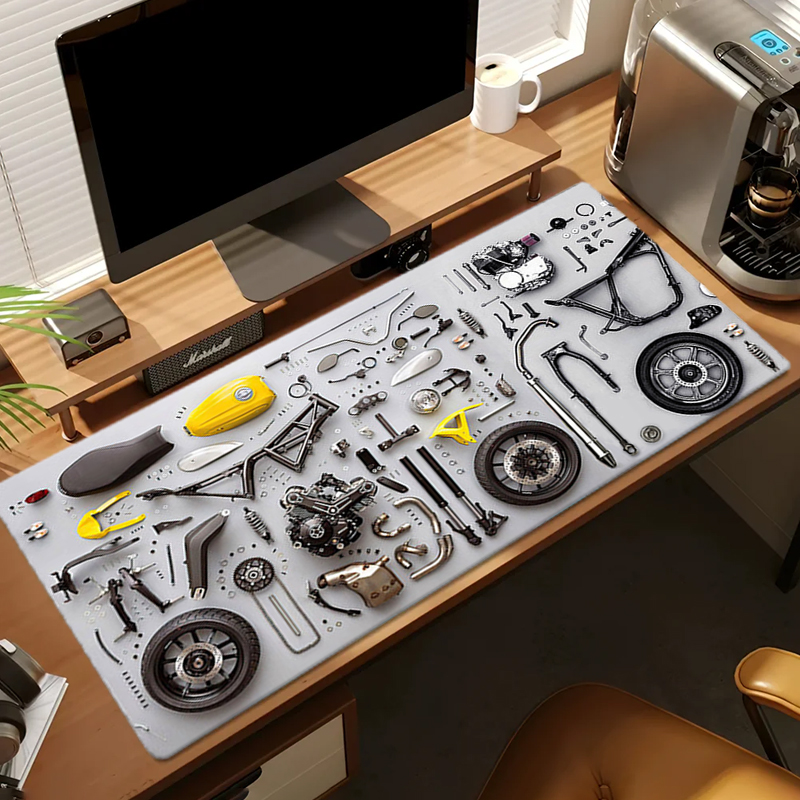 Zerlegbares Diagramm-Gummi-Mau – Gaming Desk Mat Bewertung und Preis