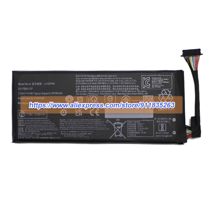 Neue L23B2PK0 Batterie 7,76V 1 – Pc Gaming Lenovo Legion Bewertung und Preis