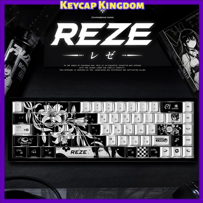 NEUE Reze 5.0 Anime-Tastenkapp – Pc Gaming Upgrades Bewertung und Preis