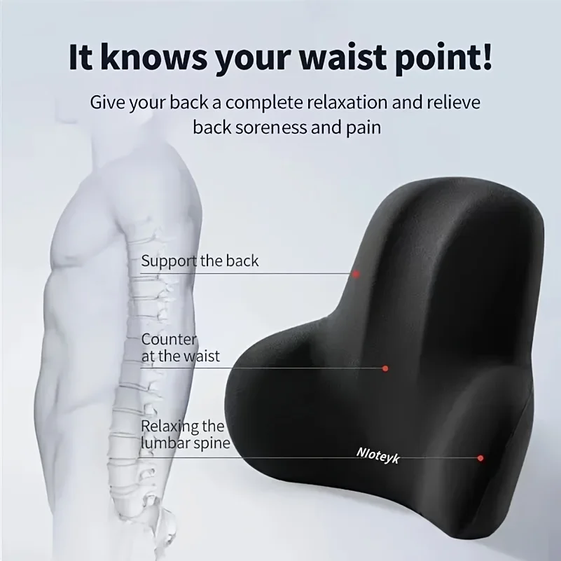 1 Stück Memory-Schaum-Lendenki – Gaming Chair Lumbar Pillow Bewertung und Preis